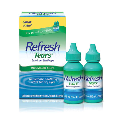 Refresh Tears Lubricant Eye Drops, 0.5 Fl Oz (2 Count)